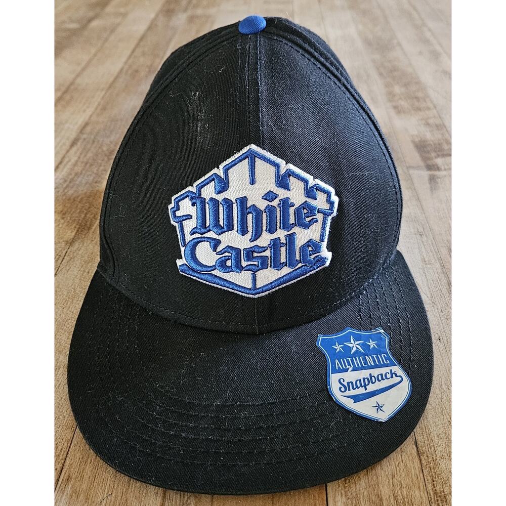 NEW White Castle "What You Crave" Black SnapBack Basebell Cap Hat